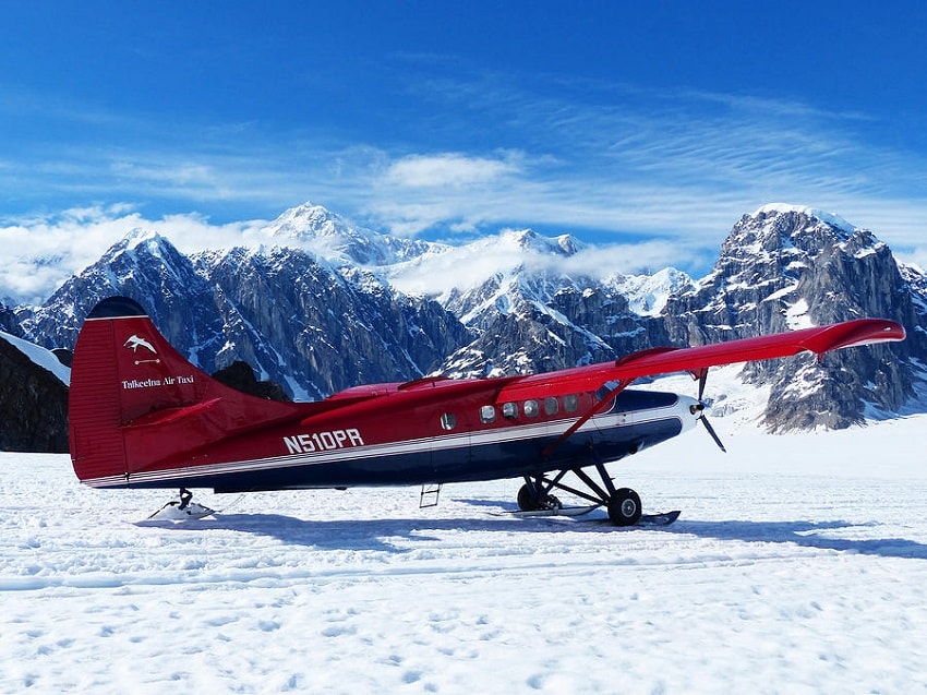 Denali Glacier landing, pilot bucket list
