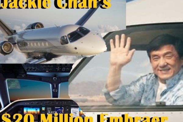 Check Out Jackie Chan’s $20 Million Embraer Private Jet
