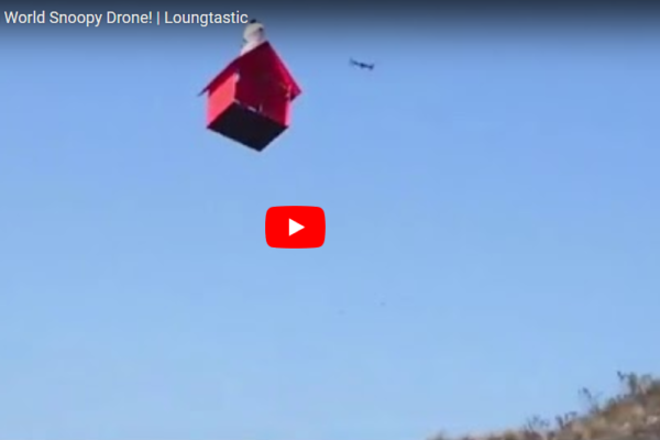 Out Of This World Snoopy Drone!