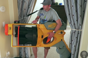 Former NASA Engineer Builds World’s Largest Functional NERF Gun