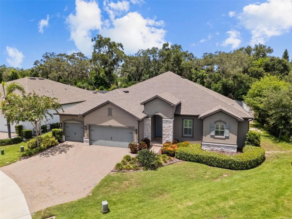 Luxury living awaits in the highly sought-after gated community of The Enclave at Palm Harbor. This exceptional 4-bedroom, 3-bathroom home with a spacious bonus room and 3-car garage was built in 2019 and offers 3, 300 square feet of modern elegance and comfort. Enjoy the peace of mind that comes with a newer construction home, including up-to-date building codes, energy-efficient systems, hurricane-rated features, and minimal maintenance concerns for years to come.